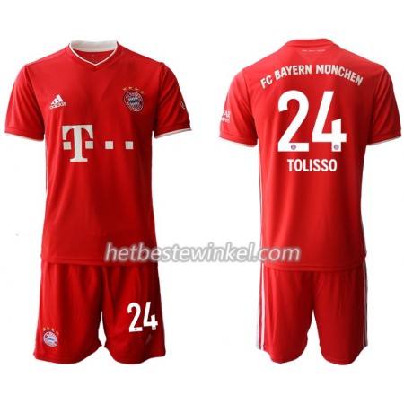 FC Bayern München Corentin Tolisso 24 Kind Voetbaltenues Thuis 2020/21 - SS (+ Korte broeken)